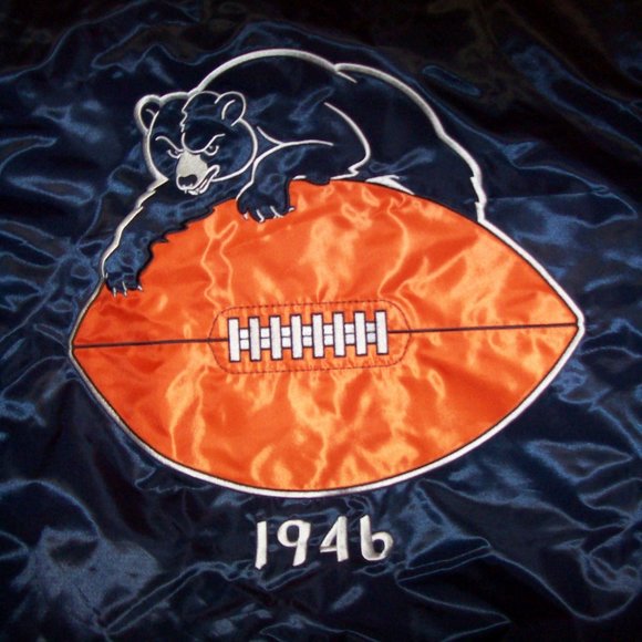 CHICAGO BEARS STARTER ThrowBack Snap Down Jacket - Picture 4 of 8